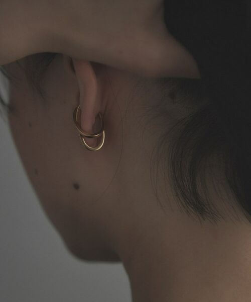 COCOSHNIK / ココシュニック ピアス・イヤリング | シルバー アシンメクロスイヤーカフ GP | 詳細9