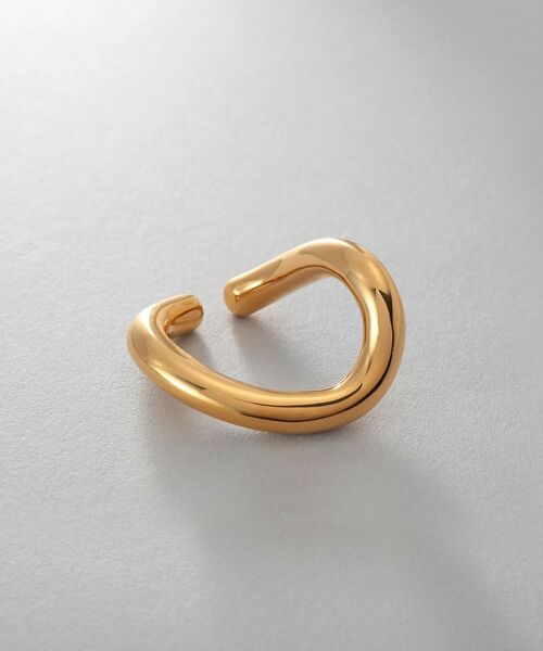 COCOSHNIK / ココシュニック ピアス・イヤリング | シルバー ボリュームSラインイヤーカフ GP | 詳細2