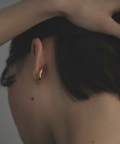 COCOSHNIK / ココシュニック ピアス・イヤリング | シルバー ボリュームSラインイヤーカフ GP | 詳細9