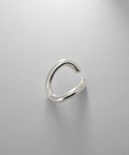 COCOSHNIK / ココシュニック ピアス・イヤリング | シルバー ボリュームSラインイヤーカフ | 詳細4