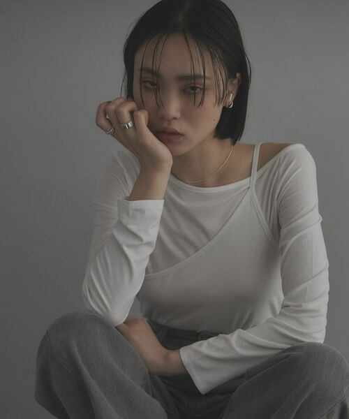 COCOSHNIK / ココシュニック ピアス・イヤリング | シルバー ボリュームSラインイヤーカフ | 詳細6