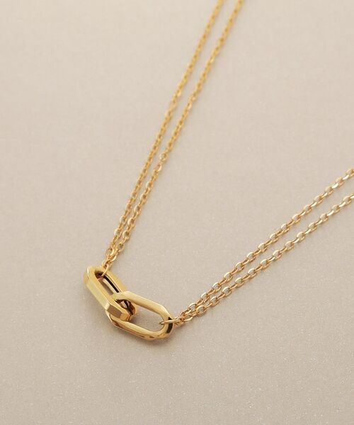 COCOSHNIK / ココシュニック ネックレス・ペンダント・チョーカー | K18中空オクタゴンリンクチェーン ネックレス | 詳細2