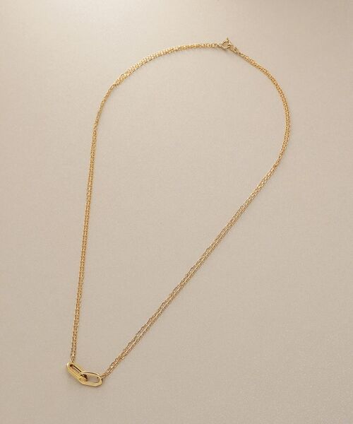 COCOSHNIK / ココシュニック ネックレス・ペンダント・チョーカー | K18中空オクタゴンリンクチェーン ネックレス | 詳細4