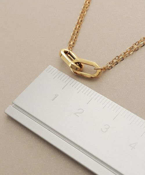 COCOSHNIK / ココシュニック ネックレス・ペンダント・チョーカー | K18中空オクタゴンリンクチェーン ネックレス | 詳細5