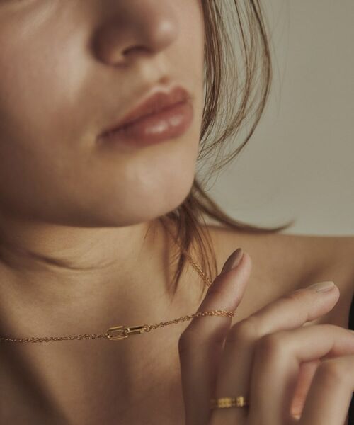 COCOSHNIK / ココシュニック ネックレス・ペンダント・チョーカー | K18中空オクタゴンリンクチェーン ネックレス | 詳細9