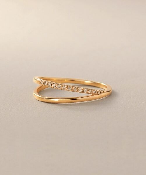 COCOSHNIK / ココシュニック リング | K10ダイヤモンド ブランチ リング | 詳細2