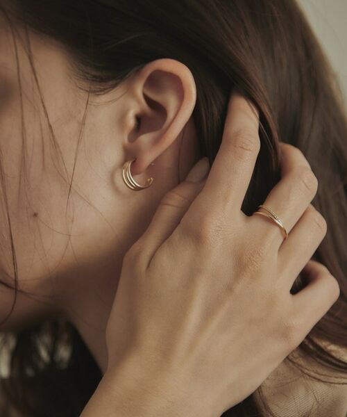 COCOSHNIK / ココシュニック リング | K10ダイヤモンド ブランチ リング | 詳細6