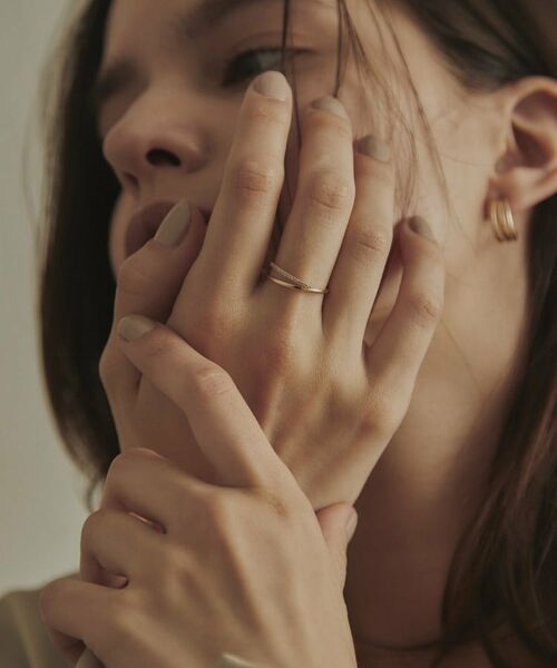 COCOSHNIK / ココシュニック リング | K10ダイヤモンド ブランチ リング | 詳細7