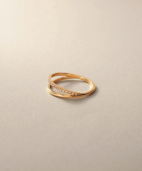 COCOSHNIK/ココシュニック K10ダイヤモンド ブランチ リング イエローゴールド(104) 10 COCOSHNIK/ココシュニック K10ダイヤモンド ブランチ リング イエローゴールド(104) 10