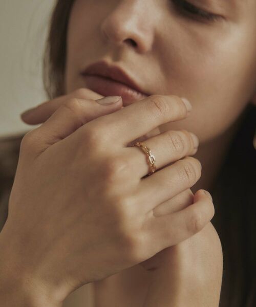 COCOSHNIK / ココシュニック リング | K10PCモチーフ リング | 詳細6