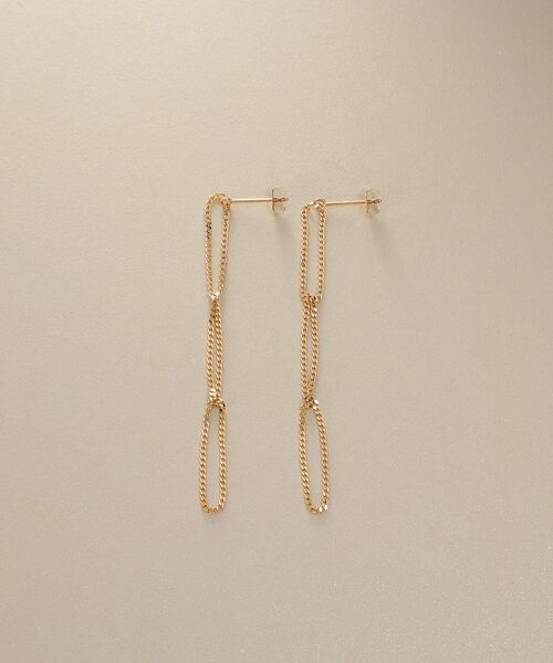 COCOSHNIK / ココシュニック ピアス・イヤリング | K10キヘイループ スタッドピアス | 詳細3