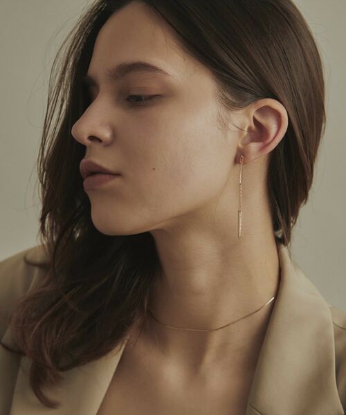 COCOSHNIK / ココシュニック ピアス・イヤリング | K10キヘイループ スタッドピアス | 詳細7