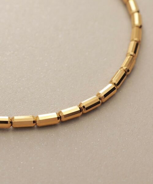 COCOSHNIK / ココシュニック ブレスレット・バングル | K18カットビーズストレッチ バングル | 詳細2