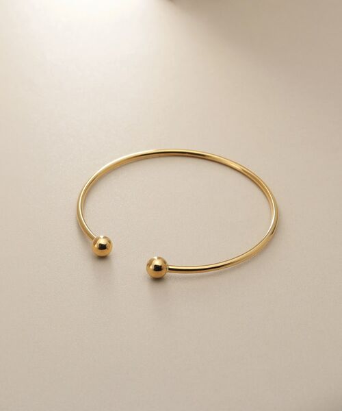 COCOSHNIK / ココシュニック ブレスレット・バングル | K18中空ボールシーム バングル | 詳細1