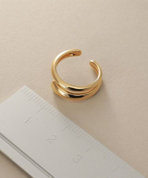 COCOSHNIK / ココシュニック ピアス・イヤリング | K10ニュアンスブランチ イヤーカフ | 詳細5