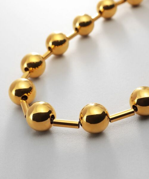 COCOSHNIK / ココシュニック ネックレス・ペンダント・チョーカー | シルバー ホロウボールコネクテッド ネックレス GP | 詳細2