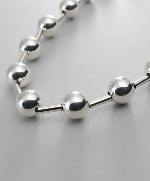 COCOSHNIK / ココシュニック ネックレス・ペンダント・チョーカー | シルバー ホロウボールコネクテッド ネックレス | 詳細2