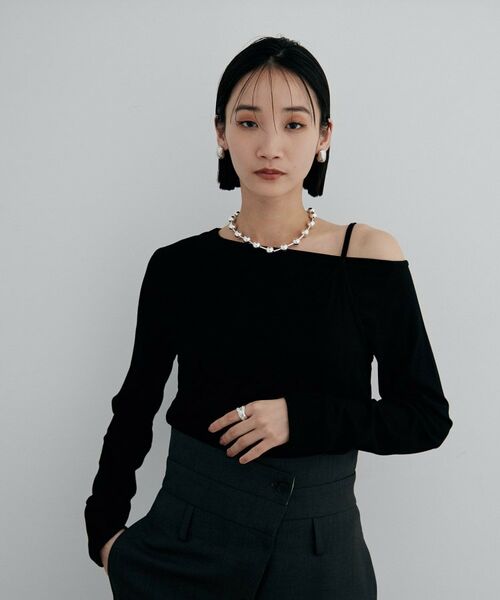 COCOSHNIK / ココシュニック ネックレス・ペンダント・チョーカー | シルバー ホロウボールコネクテッド ネックレス | 詳細7