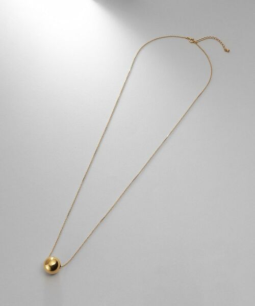 COCOSHNIK / ココシュニック ネックレス・ペンダント・チョーカー | シルバー ホロウボール ネックレスL GP | 詳細4