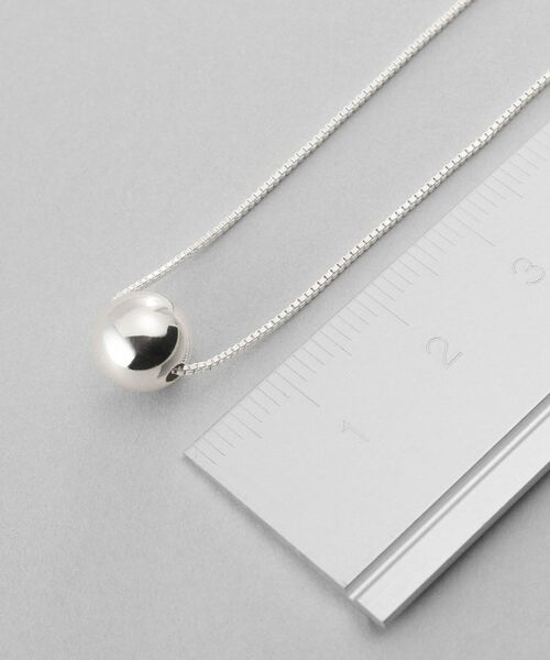 COCOSHNIK / ココシュニック ネックレス・ペンダント・チョーカー | シルバー ホロウボール ネックレスS | 詳細5