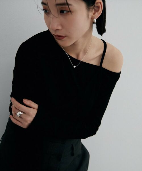 COCOSHNIK / ココシュニック ネックレス・ペンダント・チョーカー | シルバー ホロウボール ネックレスS | 詳細7