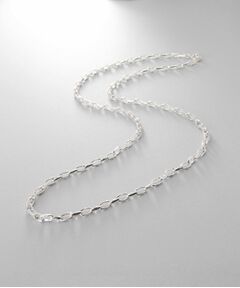 COCOSHNIK / ココシュニック ネックレス・ペンダント・チョーカー | シルバー デザインチェーン ニュアンスケーブルネックレス（55cm）
