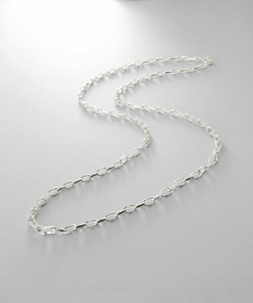 COCOSHNIK / ココシュニック ネックレス・ペンダント・チョーカー | シルバー デザインチェーン ニュアンスケーブルネックレス（55cm） | 詳細1