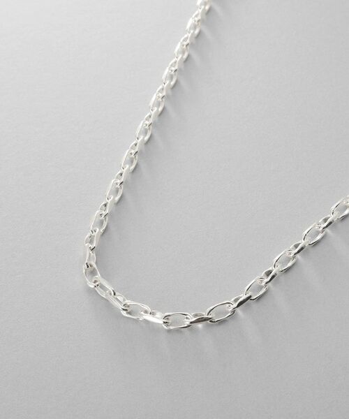 COCOSHNIK / ココシュニック ネックレス・ペンダント・チョーカー | シルバー デザインチェーン ニュアンスケーブルネックレス（55cm） | 詳細2