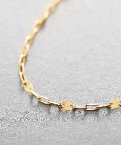 COCOSHNIK / ココシュニック ネックレス・ペンダント・チョーカー | K10スキニーネックレス スキップペタル | 詳細3