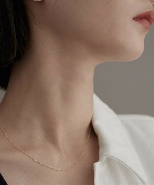 COCOSHNIK / ココシュニック ネックレス・ペンダント・チョーカー | K10スキニーネックレス スクリューツイスト | 詳細10