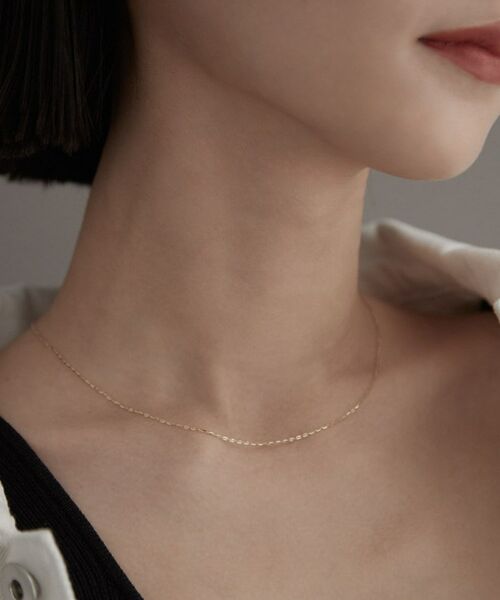 COCOSHNIK / ココシュニック ネックレス・ペンダント・チョーカー | K10スキニーネックレス アンカー | 詳細9
