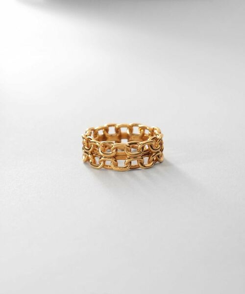 COCOSHNIK / ココシュニック リング | シルバー ビスマルクチェーンモチーフリング GP | 詳細1