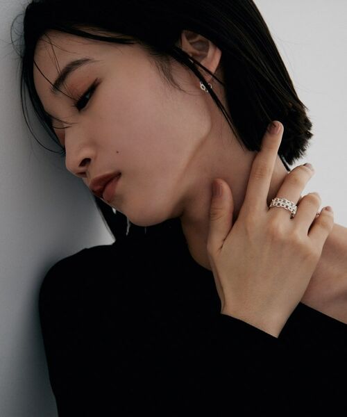 COCOSHNIK / ココシュニック リング | シルバー ビスマルクチェーンモチーフリング | 詳細7