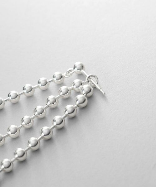 COCOSHNIK / ココシュニック ピアス・イヤリング | シルバー チェーンピアス ボールループ | 詳細2