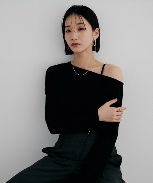 COCOSHNIK / ココシュニック ピアス・イヤリング | シルバー チェーンピアス ボールループ | 詳細8