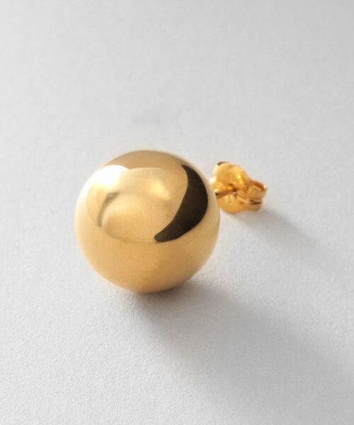 COCOSHNIK / ココシュニック ピアス・イヤリング | シルバー ホロウピアス ボールスタッドM GP | 詳細2