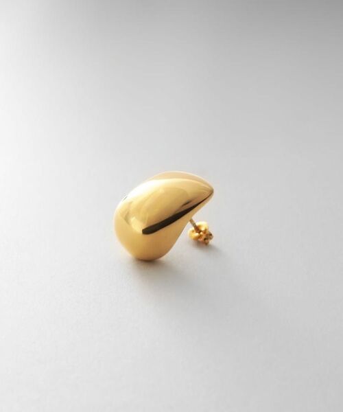 COCOSHNIK / ココシュニック ピアス・イヤリング | シルバー ホロウピアス ロングクッションシェイプ GP | 詳細3