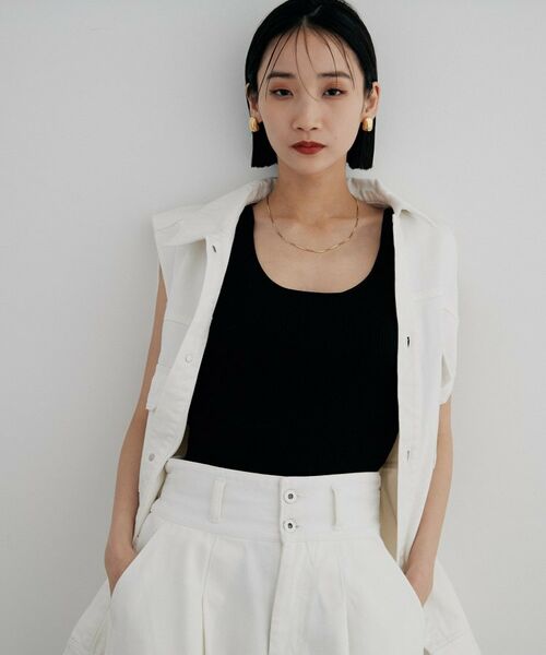 COCOSHNIK / ココシュニック ピアス・イヤリング | シルバー ホロウピアス ロングクッションシェイプ GP | 詳細8