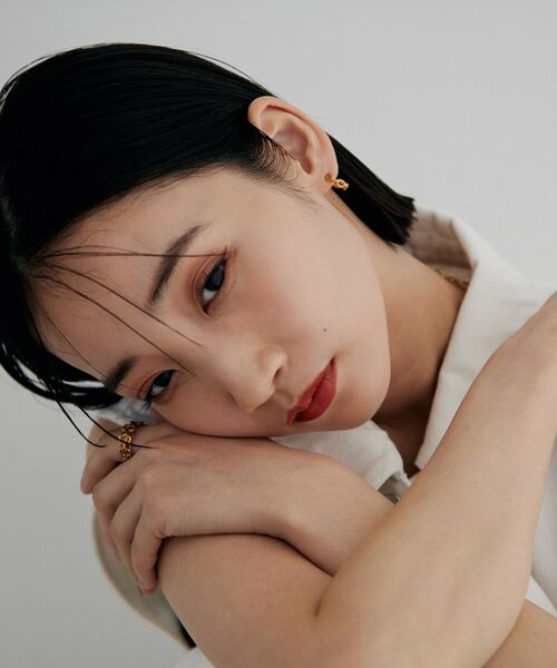 COCOSHNIK / ココシュニック ピアス・イヤリング | シルバー PCチェーンモチーフピアス GP | 詳細7