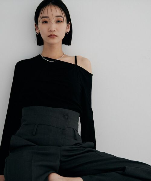 COCOSHNIK / ココシュニック ピアス・イヤリング | シルバー PCチェーンモチーフピアス | 詳細6