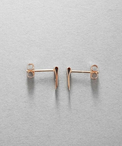 COCOSHNIK / ココシュニック ピアス・イヤリング | K10フラップリボンピアス | 詳細4