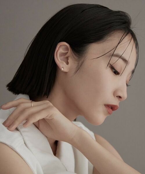 COCOSHNIK / ココシュニック ピアス・イヤリング | K10ダブルアーチピアス | 詳細8