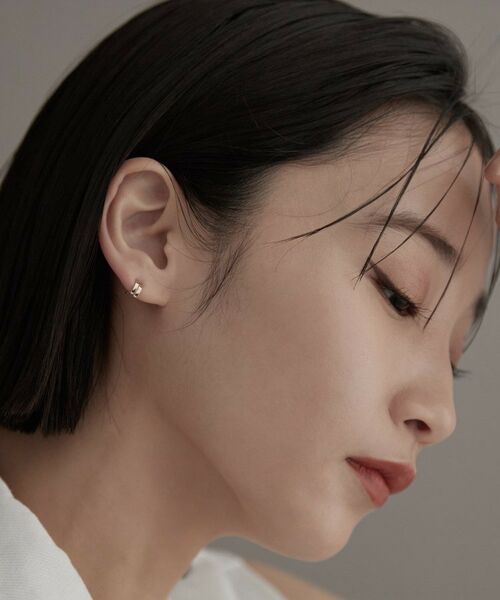 COCOSHNIK / ココシュニック ピアス・イヤリング | K10ダブルアーチピアス | 詳細9