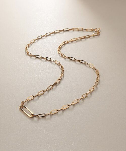 COCOSHNIK / ココシュニック ネックレス・ペンダント・チョーカー | K10中空プリムクラスプ ネックレス | 詳細1
