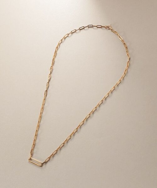 COCOSHNIK / ココシュニック ネックレス・ペンダント・チョーカー | K10中空プリムクラスプ ネックレス | 詳細4