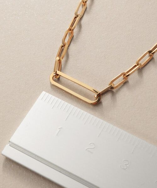 COCOSHNIK / ココシュニック ネックレス・ペンダント・チョーカー | K10中空プリムクラスプ ネックレス | 詳細5