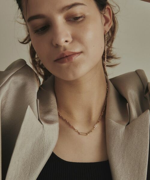 COCOSHNIK / ココシュニック ネックレス・ペンダント・チョーカー | K10中空プリムクラスプ ネックレス | 詳細8