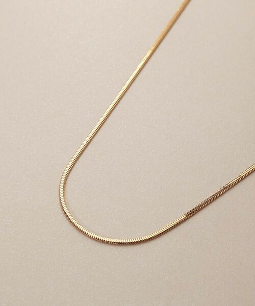 COCOSHNIK / ココシュニック ネックレス・ペンダント・チョーカー | K18オーバルスネーク ネックレスS | 詳細2