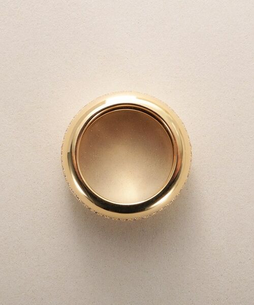 COCOSHNIK / ココシュニック リング | K18ダイヤモンド ラインダイヤワイド リング | 詳細3