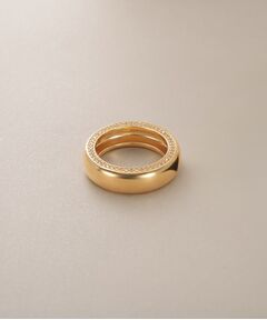 多様な K18ダイヤモンド クロスライン リング （リング）｜COCOSHNIK アクセサリー